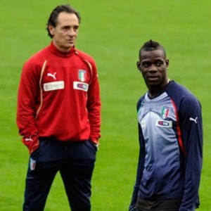Prandelli and Balotelli